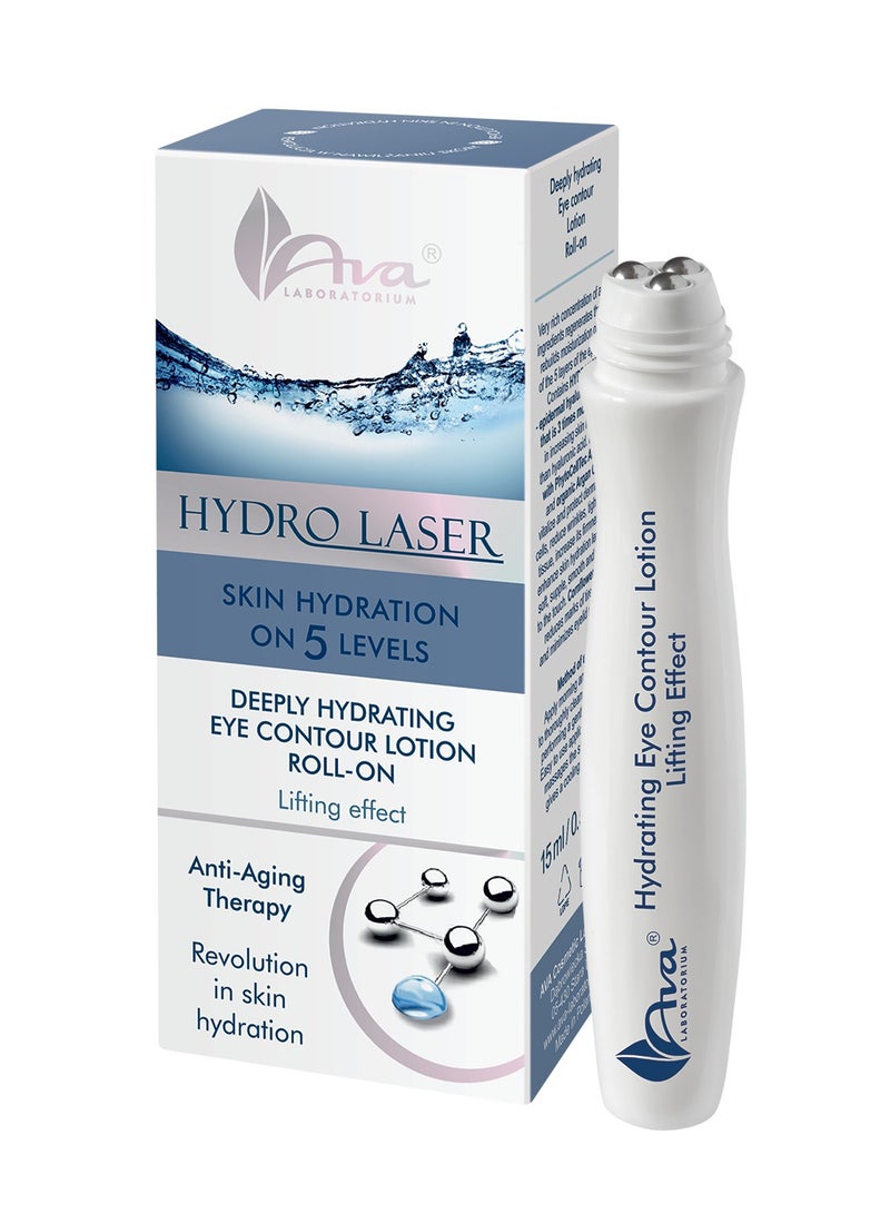 AVA Hydro Laser - Deeply hydrating eye contour lotion roll-on 15 ml - Image 1