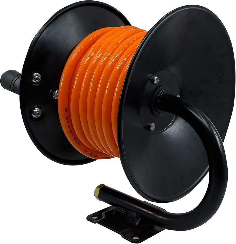 BluBird PVMR3850 38 x 50 Manual Air Hose Reel  PVC Hose