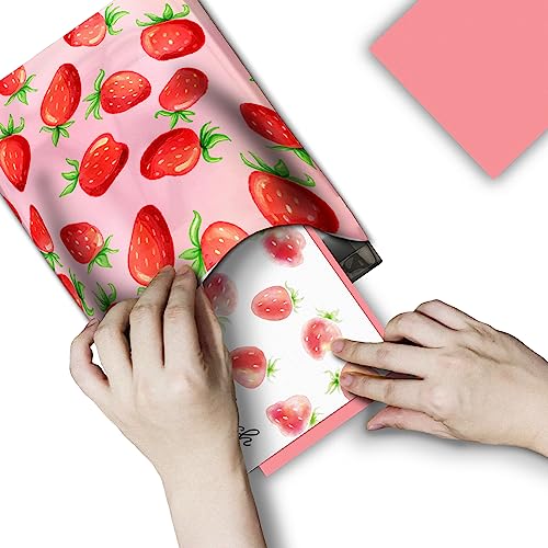 Pro Supply Global Strawberry Thank You Berry Much 4"x6" Insert Cards Without Envelopes - Ideal Colorful Stationery Set for Appreciation Wedding Party Event, Favor, and Personal Note Writing - 50 Count - Image 4