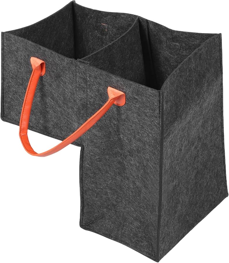 Foldable Felt Storage Basket Organizer For Laundry Toys Household Items Space Saving - Image 1