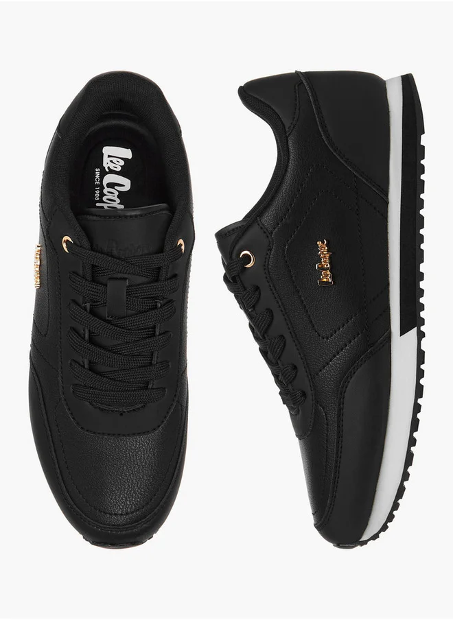 Lee Cooper Women's Panelled Lace-Up Sneakers