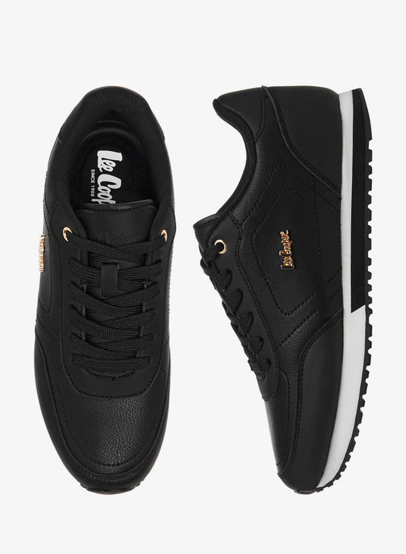 Lee Cooper Women's Panelled Lace-Up Sneakers - Image 3