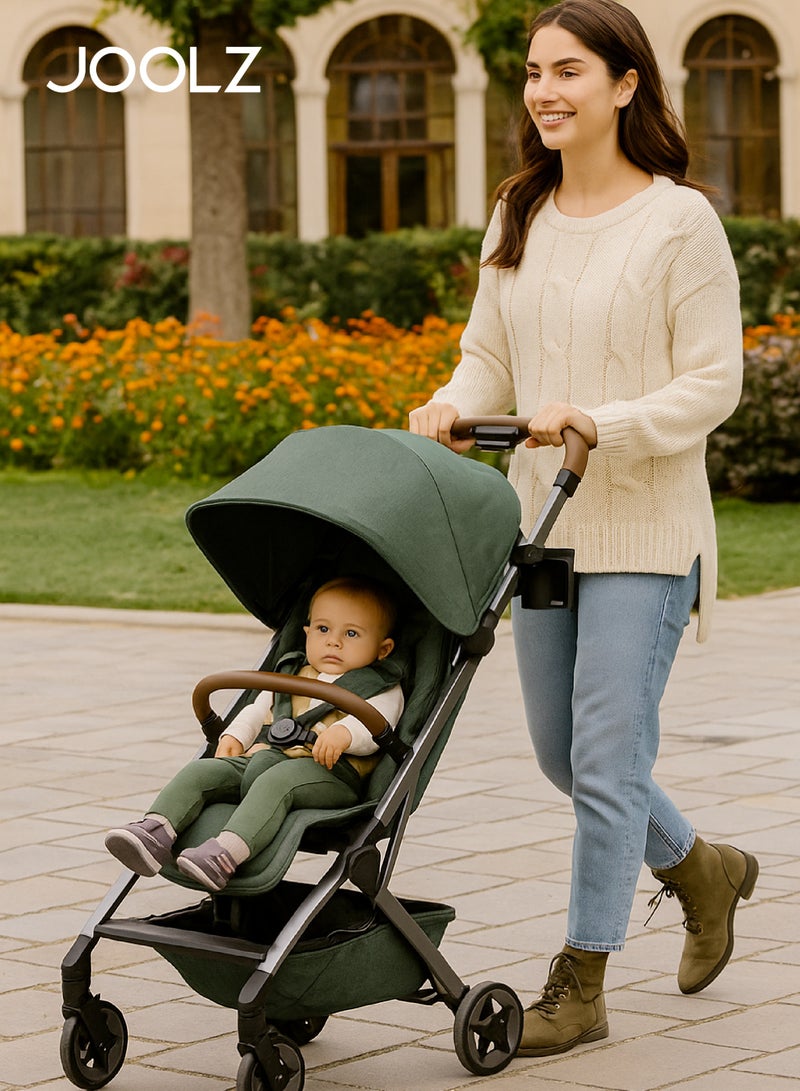 جولز عربة أطفال خفيفة الوزن مع حاجز حماية وحامل أكواب | طي سهل بيد واحدة | مناسبة من المولود حتى الطفل الصغير | مقعد مريح قابل للإمالة | ٨٣×٤٥×١٠٥ سم - Image 2