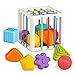Aprilwolf Montessori Toys for 1 Year Old Cube 6 Sensory Shape Blocks Baby Toys 1218 Months Developmental Infant Birthday Gifts for Learning Toddler Age 1 2 3 - Image 2