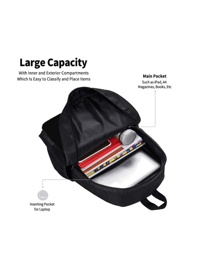 Naruto The new Naruto backpack, pencil case, shoulder bag, three-piece suit, men's and women's leisure sports travel backpack, large-capacity backpack for students to start school - Image 3