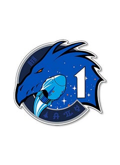 AV Spacex Crew1 Sticker (Astronaut Team On The Dragon Rocket To Space Logo Shaped Vinyl For Cars Trucks Laptop (3 Inch)  - Image 2