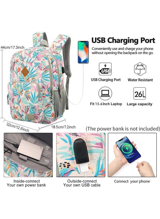 KEOFID Anti-Thief Travel Backpack for Men and Women, Fashion for Women, Casual Back pack for College, Light Gray, Large, Fashion Backpack - Image 3