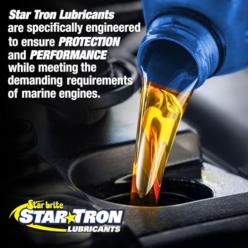 STAR BRITE Super Premium 4 Stroke Marine Oil - 10W-40 Synthetic Blend Engine Oil for Outboards, Gasoline Inboards & Stern Drives - NMMA FC-W Certified, 32 OZ (028232) - Image 3
