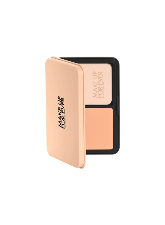MAKE UP FOR EVER HD Skin Matte Velvet Compact Foundation 1Y18 Warm Cashew – Blurring Matte Powder Foundation for Light Skin with Yellow Undertones - Image 1
