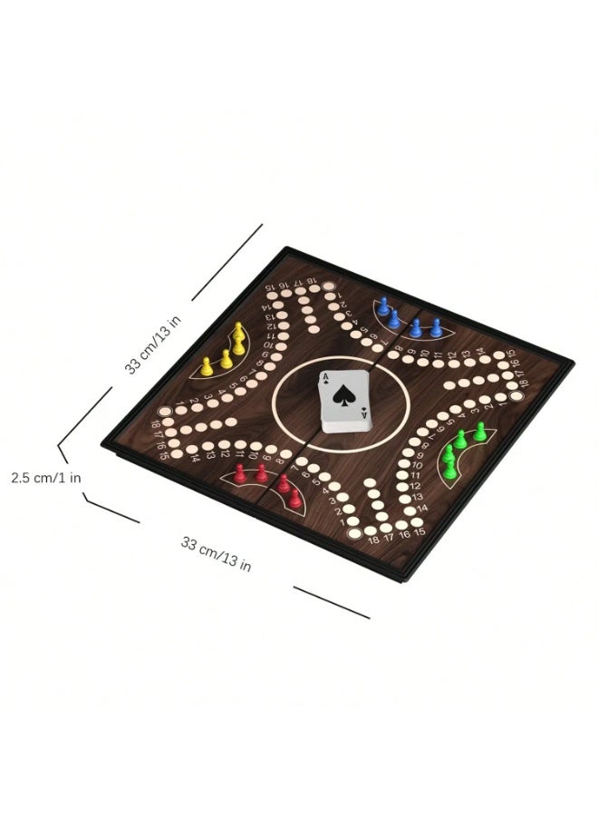 حديقة الألعاب لعبة جاكارو – لعبة لوحية لـ 4 لاعبين | لعبة عربية تقليدية بدون مغناطيس مناسبة للحفلات ولمّات العائلة - Image 3