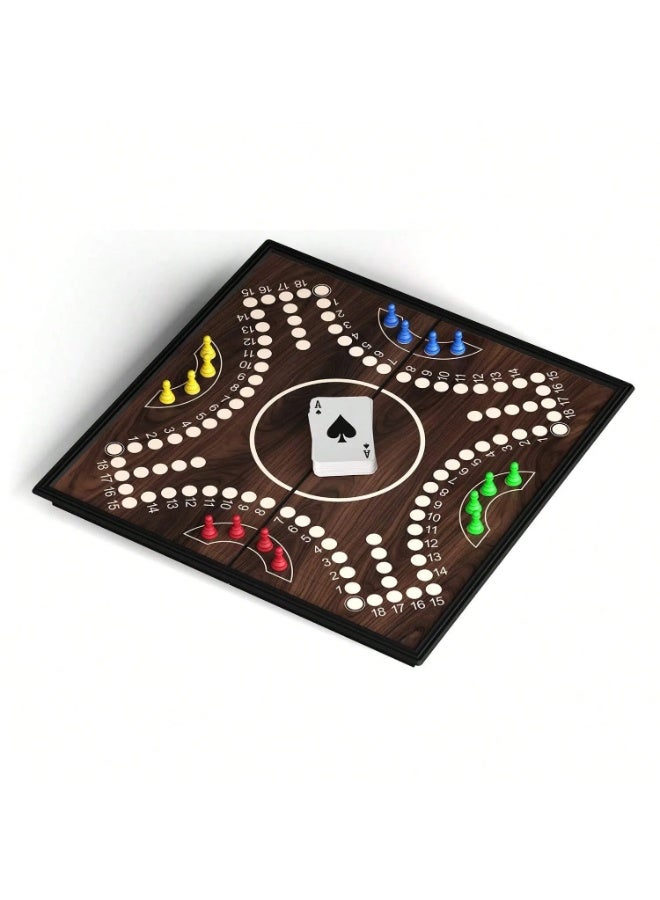 حديقة الألعاب لعبة جاكارو – لعبة لوحية لـ 4 لاعبين | لعبة عربية تقليدية بدون مغناطيس مناسبة للحفلات ولمّات العائلة - Image 1