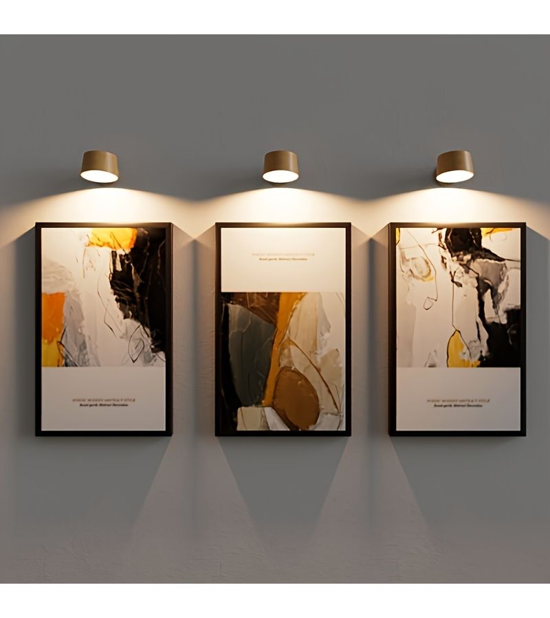 LED Wall Sconces 2 Pack Wood Color 16 Colors Dimmable Rechargeable Touch Remote Control Cordless Lamp - Image 4