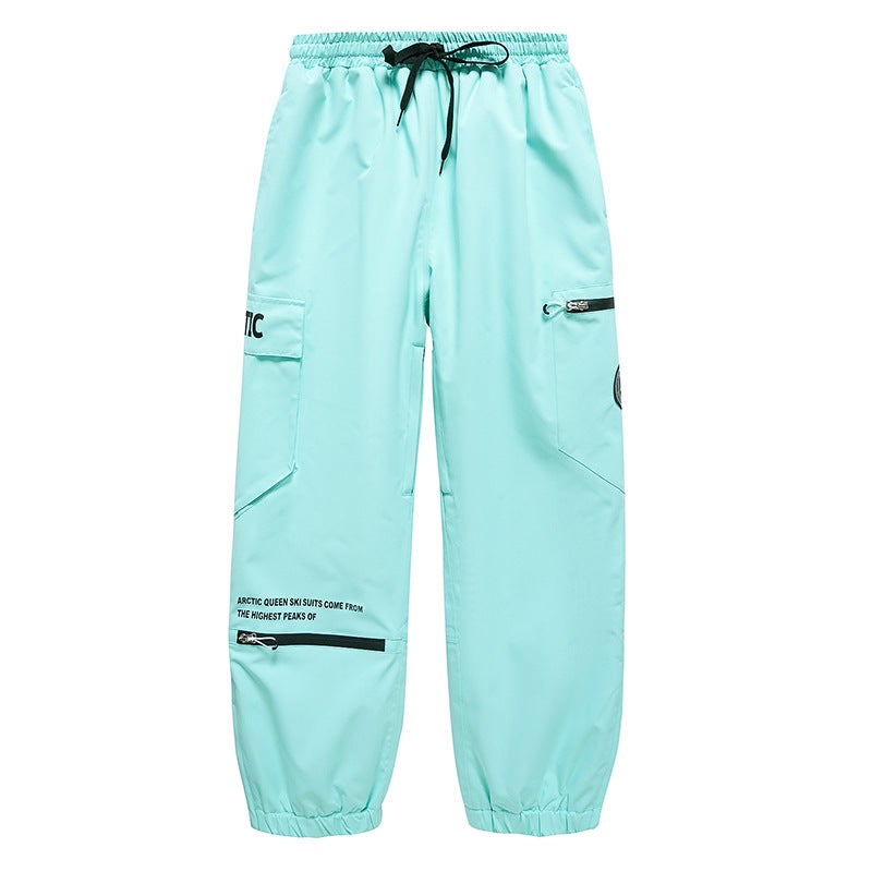 New Ski Pants Men'S And Women'S Snowboard Double Ski Pants Winter Outdoor Windproof Water-Repellent Warm Ski Pants - Image 1