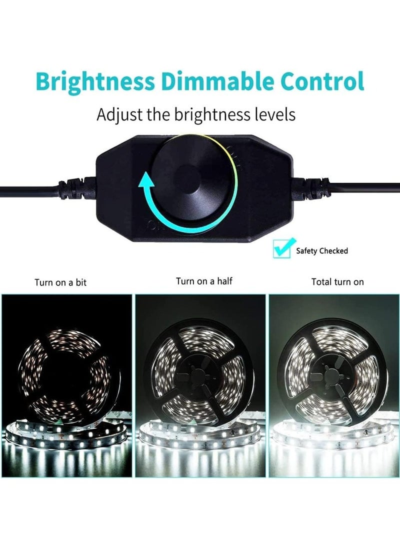 SOLDOUT LED Dimmer 12V 2A 24W Knob LED Dimmer Inline Dimming Switch ON OFF for Single Color LED Strip Light (Black)  - Image 3