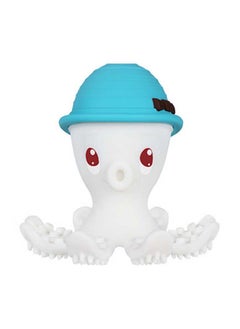Mombella Octopus Teether Toy | Multi-Textured Silicone Teething Aid | Freezer-Friendly | Whistle Sound | Safe for 3-6 Months | Product Dimensions: 9.2 x 9.2 x 9.2 cm  - Image 1