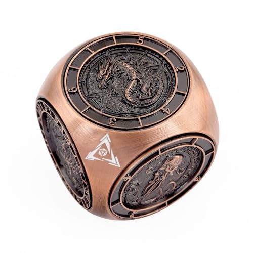 Haxtec Spinner Dice 7in1 Metal DND Dice Set Unique Dice Spinner Goblins Metal DD Die for Dungeons and Dragons DND Gifts - Image 1