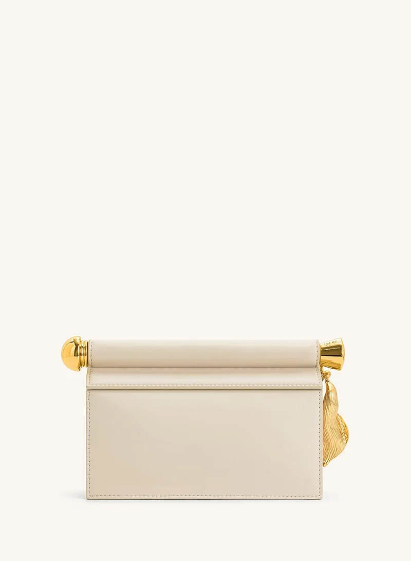 JW PEI Holly Metal Pendant Clutch