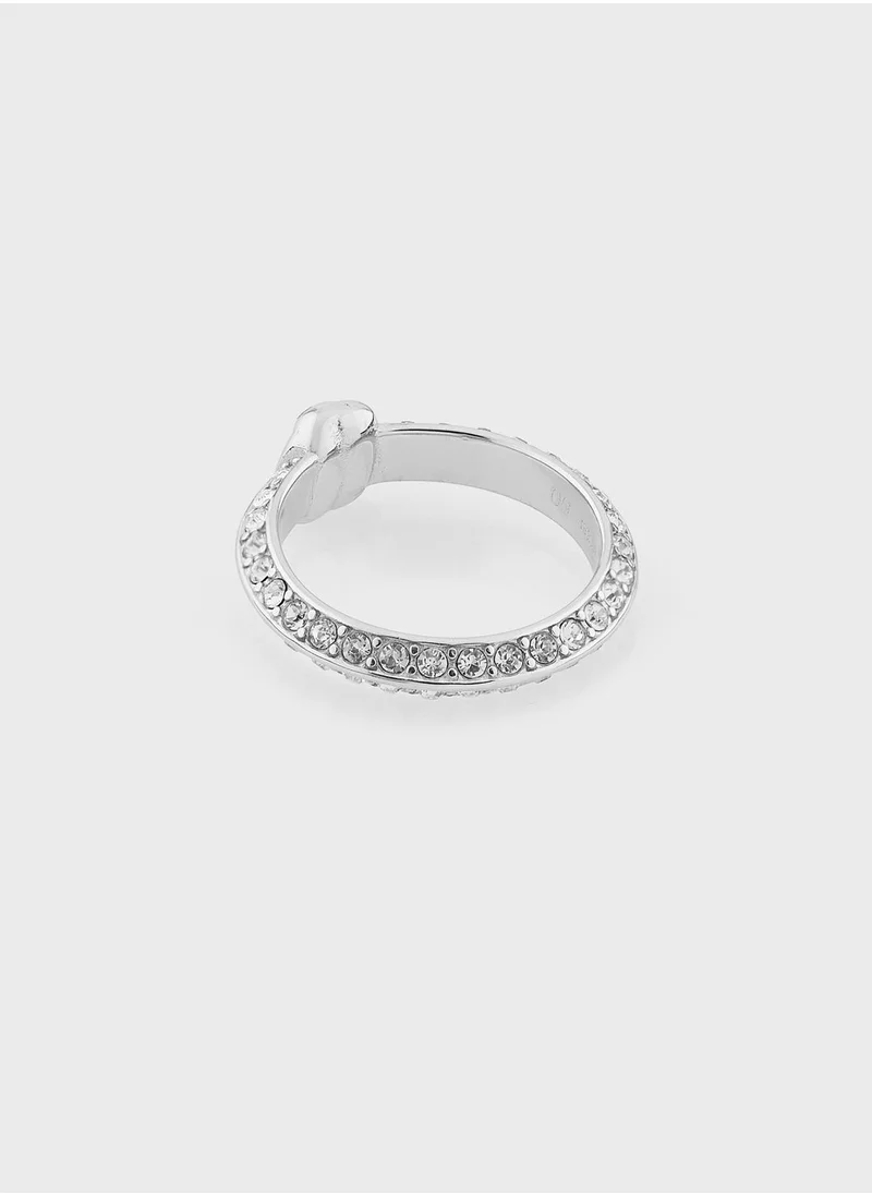 GUESS Round Solitaire Ring