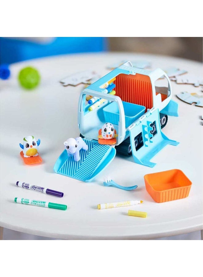 Crayola Scribble Scrubbie Snow Explorer Pets with Vehicle - Image 4