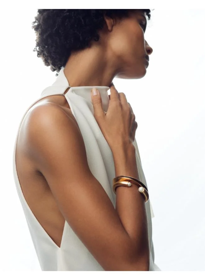 REISS THEA: Twist Enamel Cuff
