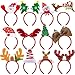 JOYIN 12 Packs Christmas Headbands with Assorted Design Christmas Headwear Holiday Headbands Accessories for Women Men Christmas Parties Xmas Holiday Party Favors Photo Booth ONE SIZE FIT ALL - Image 4