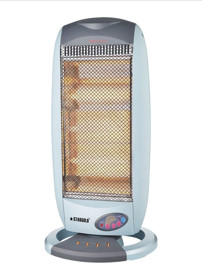 ستارجولد سخان غرفة الهالوجين الكهربائي المحمول بقدرة 1200 واط وجهاز التحكم عن بعد - Image 1