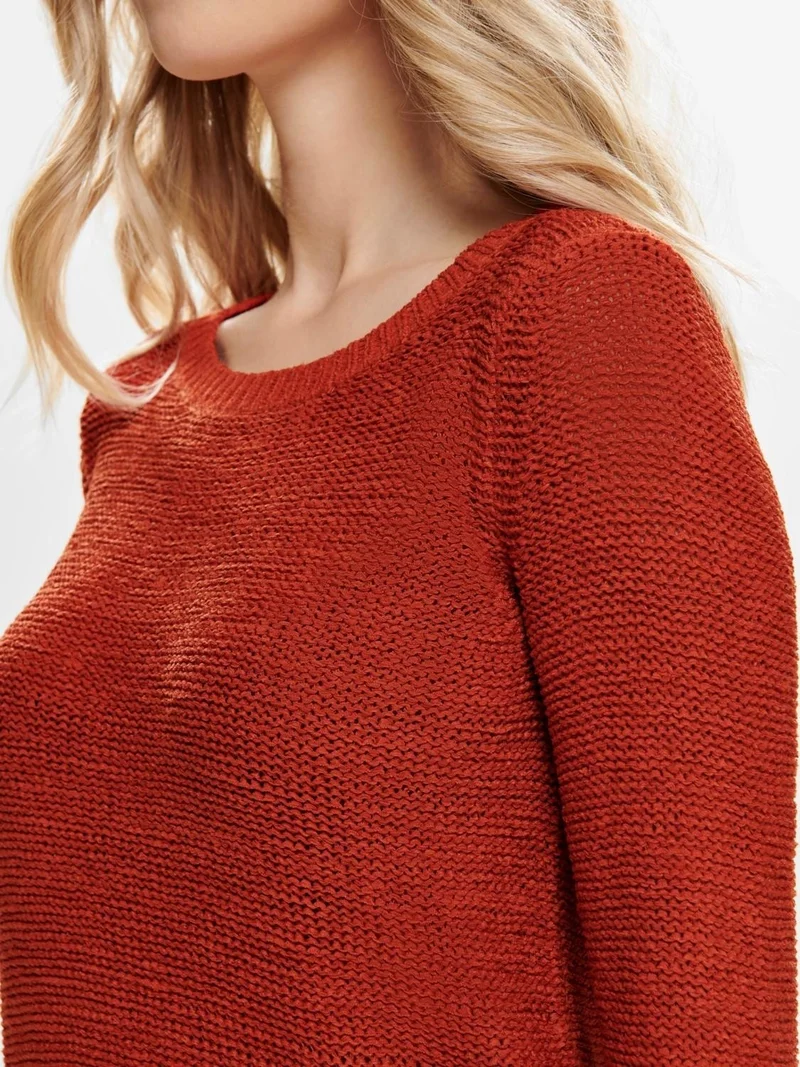 ONLY Women's Boat Neck Knitwear Sweater 15113356