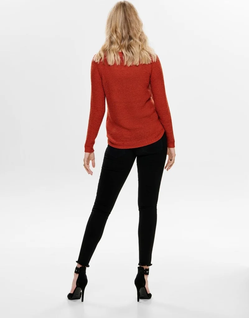 ONLY Women's Boat Neck Knitwear Sweater 15113356