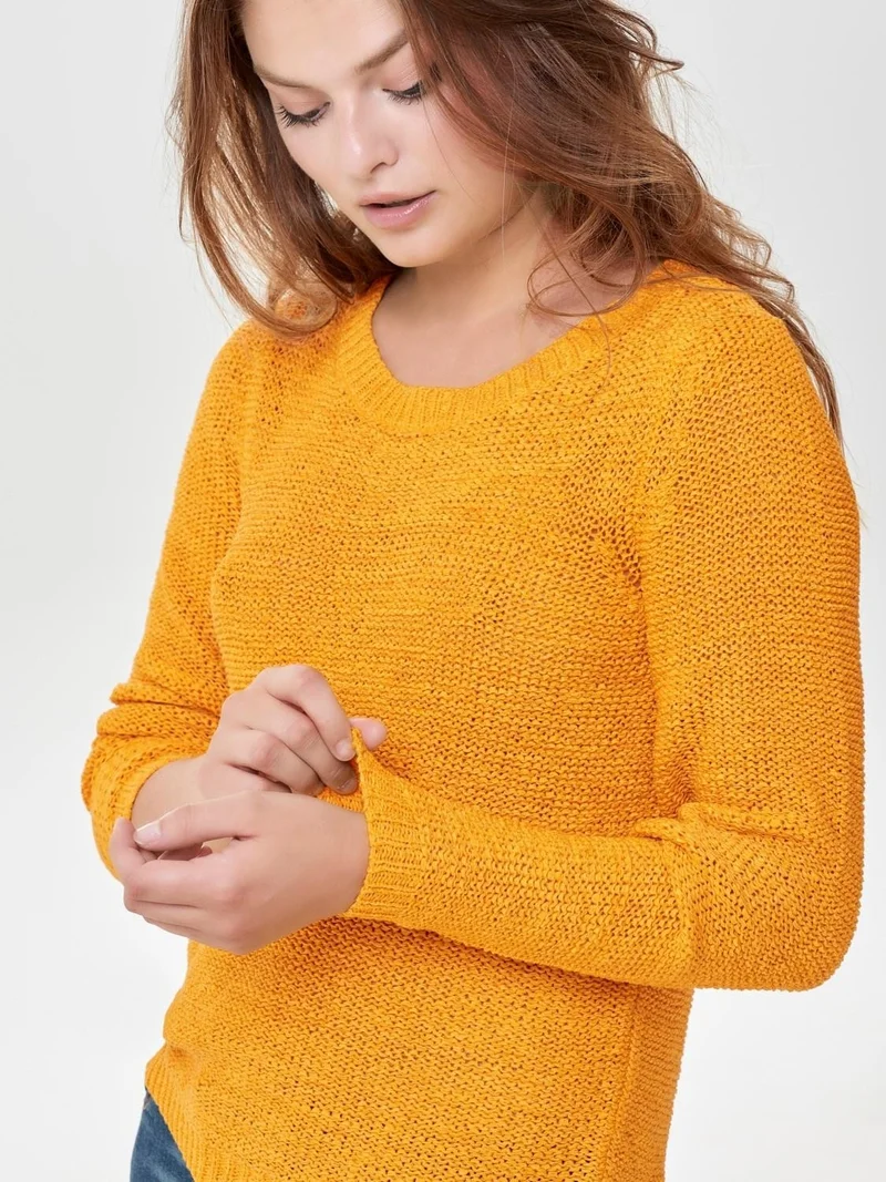 ONLY Women's Boat Neck Knitwear Sweater 15113356