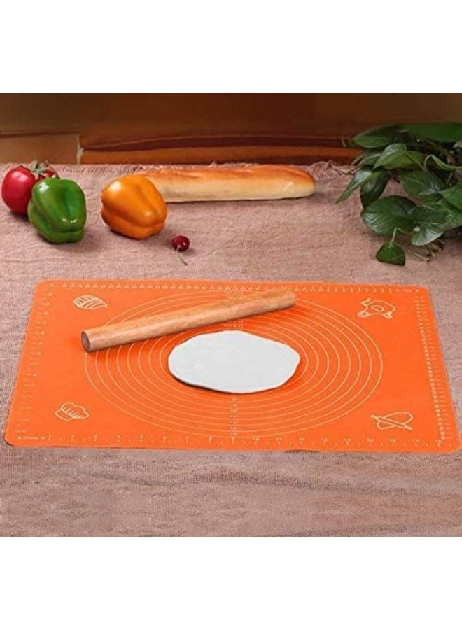Silicone Baking Mat with Measurements | Non-Stick Dough Rolling Mat for Pastry, Pizza & Baking | Easy to Clean & Heat Resistant - Image 5