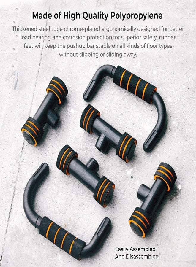 ARROLLIANT Push Up Bar Pushup Home Gym Equipment for Men & Women for Training, Exercise Push up Stand Gym Accessories for Men & Women in Home Use for Chest, Pushup Anti-Slip Push Ups Stand Multicolor - Image 5