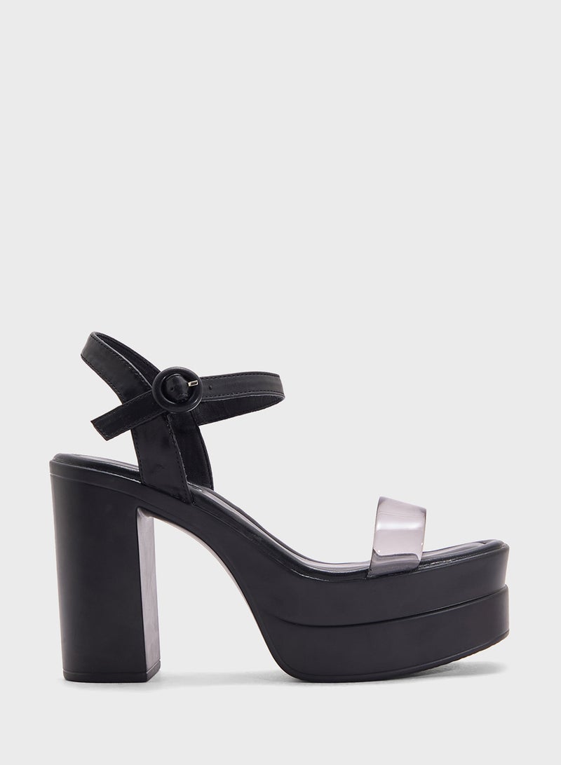 OZZO Platform Heeled Sandal  - Image 1