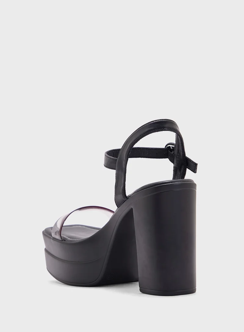 OZZO Platform Heeled Sandal