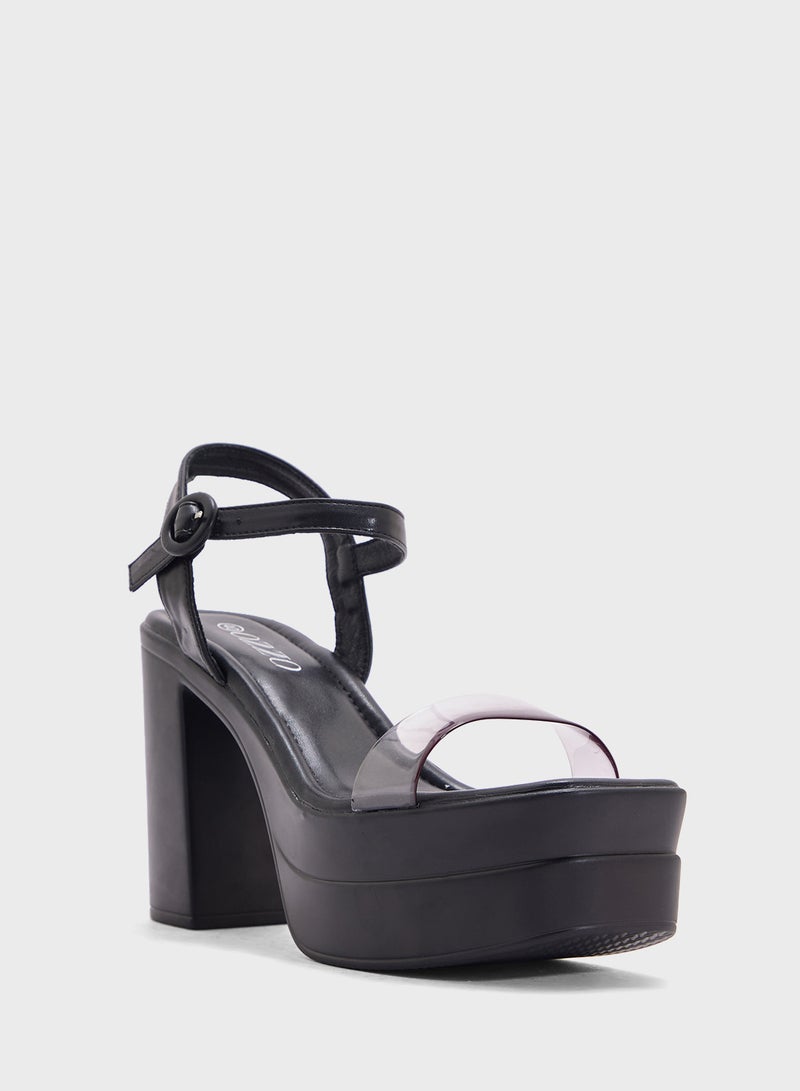 OZZO Platform Heeled Sandal  - Image 2