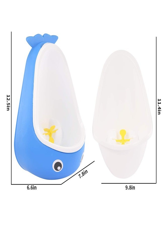 TELEXSUN Potty Training Urinal for Boys - Cute Whale Training Urinal/Potty Urinal Pee Trainer Urine(Blue Whale) - Image 2