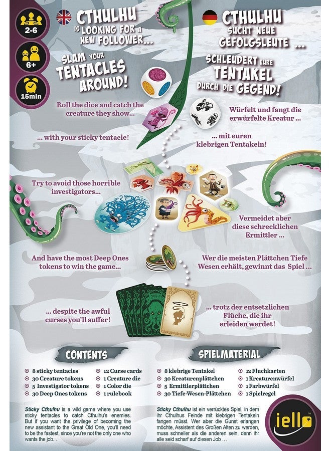 iello Sticky Cthulhu Board Game - Image 2