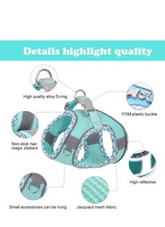 Dog Harness for Small & Medium Dogs, No Pull Puppy Harness and Leash Set, Easy Walk Dog Harness for Walking, Running, and Training, Comfortable Small Dog and Medium Dog Harness, Adjustable, Durable, Perfect for Everyday Use - pzsku/ZDE9CF9C5D0671C63D38BZ/45/_/1730205356/e77cc6b8-b0d0-4c4b-9c78-4bbd25dfda9e