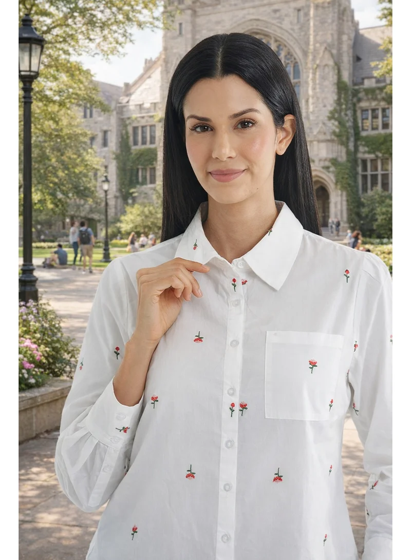 Asharae  Women's Full Sleeve Button Down Shirt Comfortable Material, Breathable Daily Wear, Casual Fashion Outfit, Special Occasion Outfit, Trendy & Chic Apparel for Women | Best Price UAE