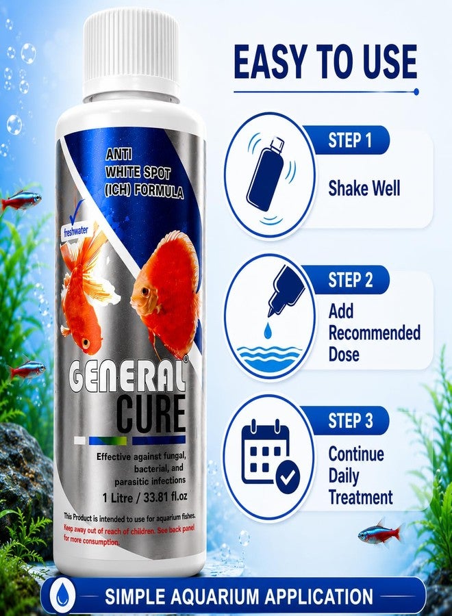 VAYINATO Aquatic Remedies 1L General Cure Freshwater Fish Care Formula | Safe for All Aquatic Animals - Image 4