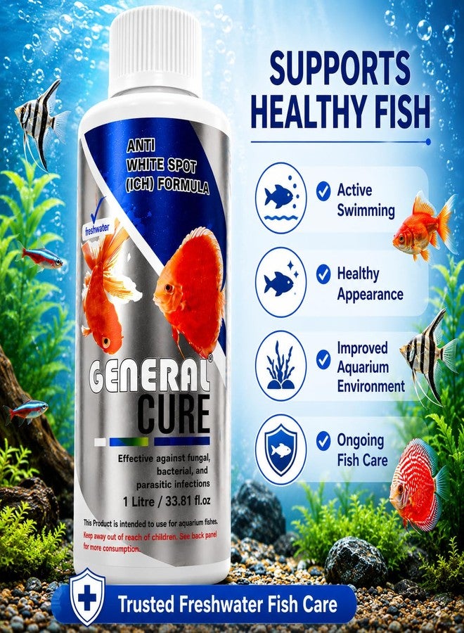 VAYINATO Aquatic Remedies 1L General Cure Freshwater Fish Care Formula | Safe for All Aquatic Animals - Image 5