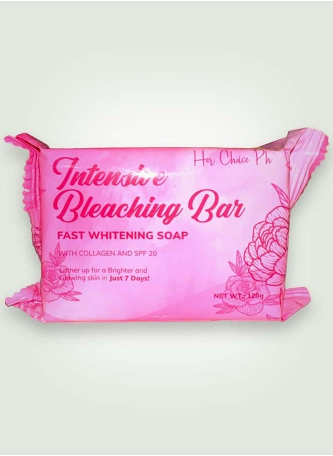 Her Choice Ph Intensive Bleaching Bar Fast Whitening Soap 120g  - Image 2