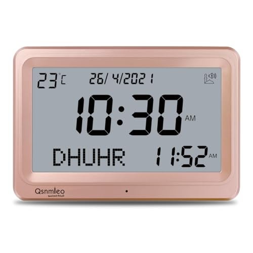 Qsnmieo Azan Clock for USA-Automatic Worldwide Digital 8 Azan Prayer Sounds Islamic Wall and Desk Clock - Image 2