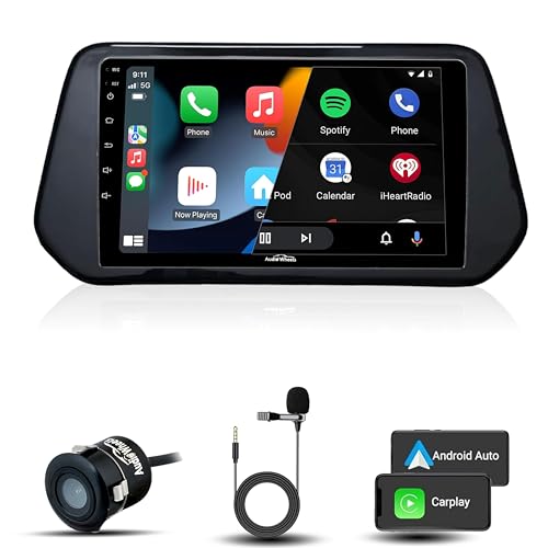 Audio Wheels (Maruti Grand Vitara 2022 9-Inch 1280P IPS Android 2/32 Car Display with Gorilla Glass - Double Din Car Stereo, Android 13,+ AHD Camera & Dashboard Frame (Maruti Grand Vitara 2022+) - Image 1
