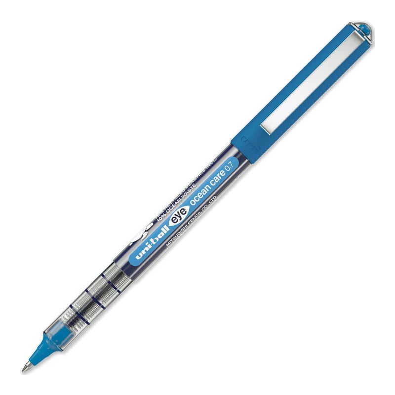 Uniball uni-ball Eye UB-157 Ocean Care Fine 0.7 mm Rollerball Pen - Blue, Black, Red, Green (Pack of 4, Assorted) - Image 3