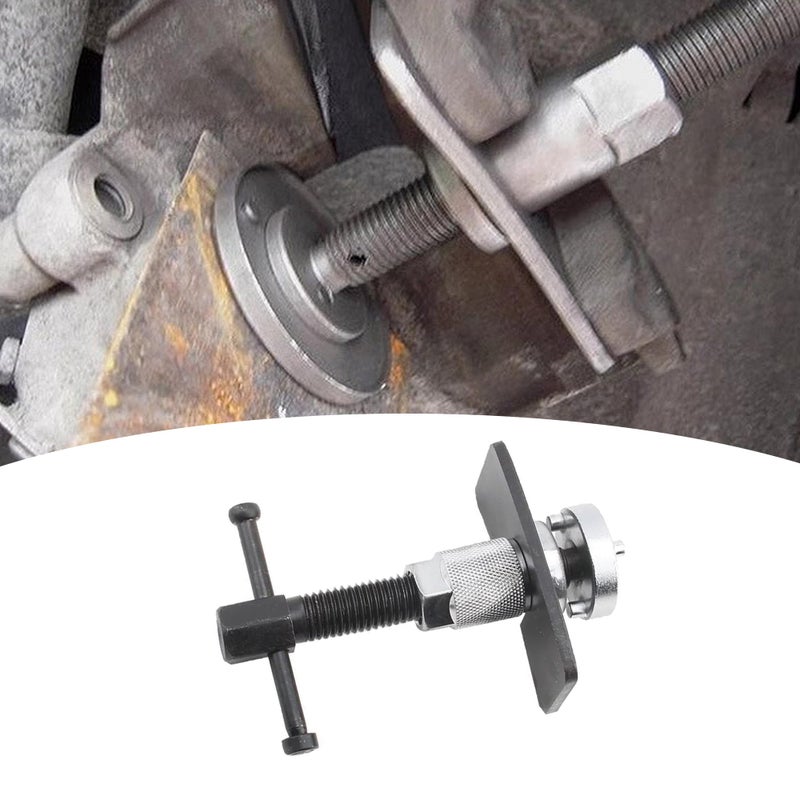 Tioollev Car Brake Piston Wind Back Tool, 3pcs/Set Brake Caliper Piston Rewind Tool, Auto Rear Brake Pad Wind Back Tool, Brake Caliper Wind Back Tool for Replacement of Rear Brake Pad (Black) - Image 1