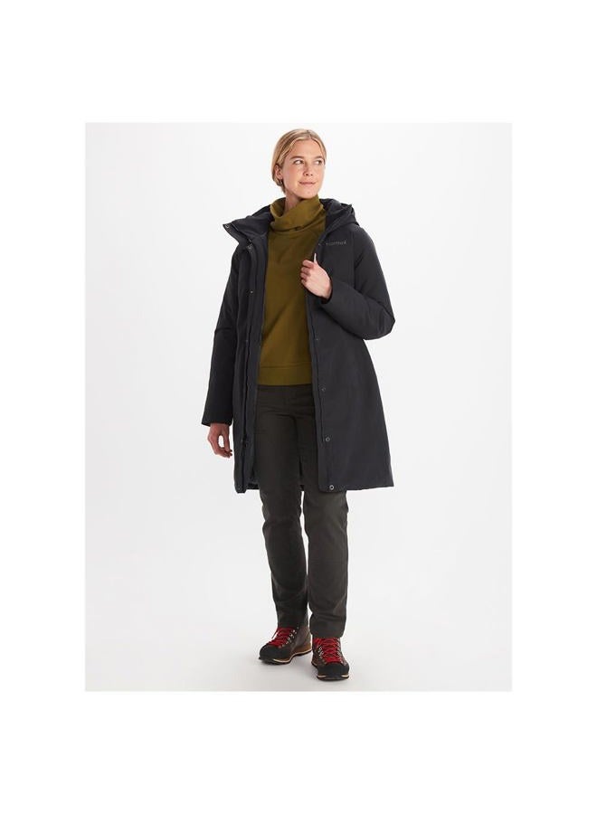 MARMOT Women's Chelsea 700 Fill Down Breathable Coat, Black, X-Large - Image 2