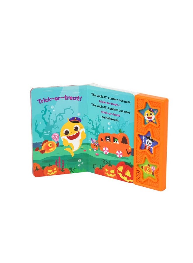 Pinkfong Baby Shark Halloween Bus 3 Button Sound Book, Children'S Halloween Books, Interactive Learning Books For Toddlers, Learning & Education Toys, Baby Shark Seasonal Gifts For Babies & Toddlers 1-3 - Image 2