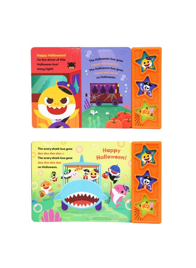Pinkfong Baby Shark Halloween Bus 3 Button Sound Book, Children'S Halloween Books, Interactive Learning Books For Toddlers, Learning & Education Toys, Baby Shark Seasonal Gifts For Babies & Toddlers 1-3 - Image 3