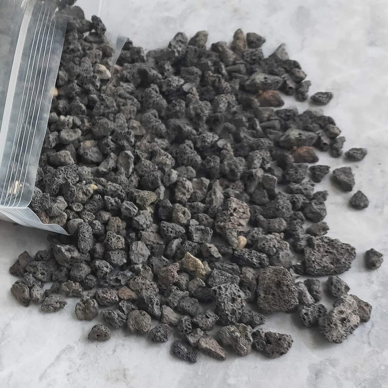 CARURBODY Black Lava Rocks for Plants -100% Pure Volcanic Rock No Dyes or Chemicals-Best Lava Stones Top Dressing for Cacti Succulents Plants,Bonsai-5LBS - Image 3