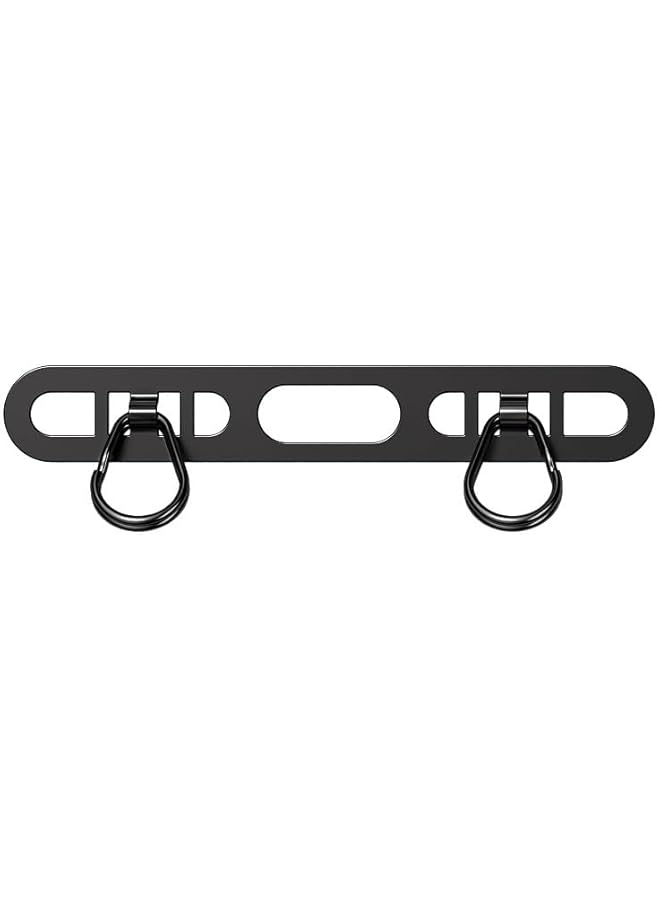 Green Tiger Adjustable Cell Phone Lanyard with No-Residue Adhesive-Free Patch, Upgraded Double Buckle Security Strap, Compatible with iPhone 12 to 16 and Most Smartphones, Lightweight Black Neck Strap - Image 2